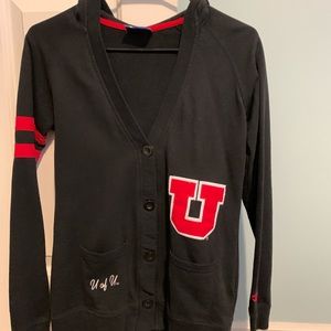 University of Utah Hooded Cardigan
